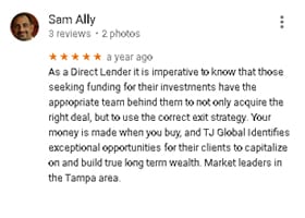 Google Review by Sam Ally